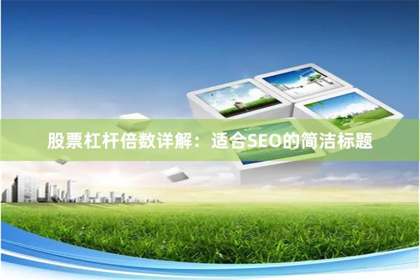 股票杠杆倍数详解：适合SEO的简洁标题